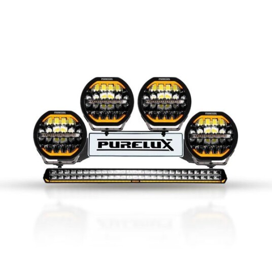 Ekstralyspakke PURELUX WRC 27 964W / 68 500 lm Med svarte Ranger 9 ekstralys