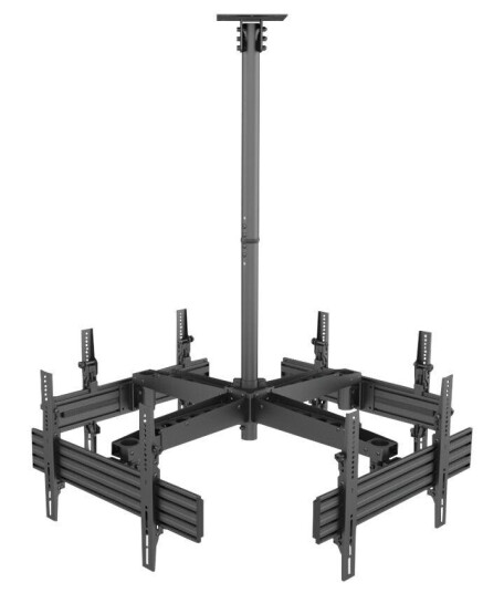 Multibrackets M Ceiling Mount Pro MBC4U monteringssett - for 4 LCD-skjermer - svart