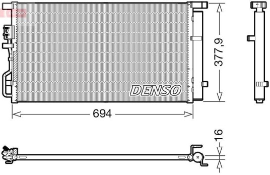 Kondensator DENSO DCN41019 Kondensator DENSO DCN41019