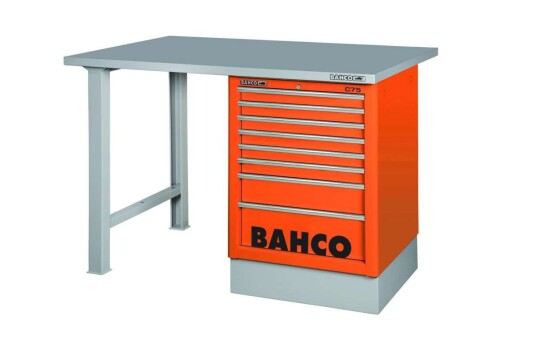 Bahco 1495K6CWB15TS Arbeidsbenk 6 Skuffer Oransje Ståltopp Bahco 1495K6CWB15TS Arbeidsbenk 6 Skuffer Oransje Ståltopp