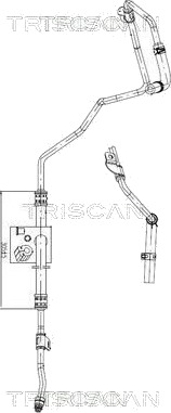 Hydraulikkslange styring TRISCAN 8516 43003