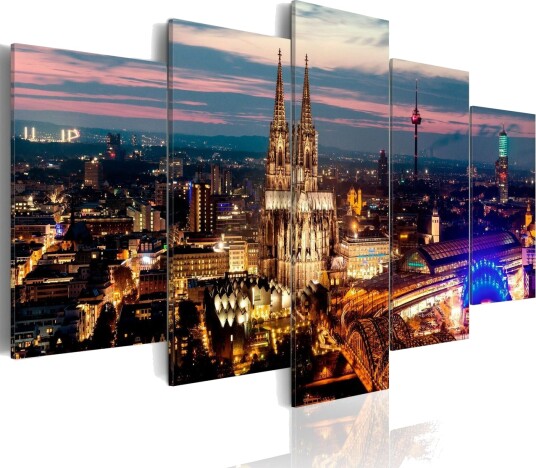 Bilde Koeln Night Panorama 200x100 Artgeist sp. z o. o.
