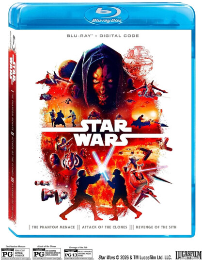 Star Wars: Prequel Trilogy Bluray