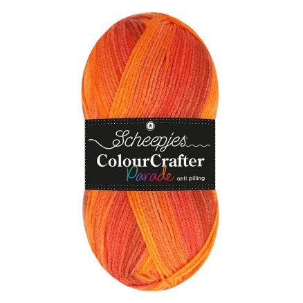 Scheepjes Colour Crafter Parade Garn 402 Orange Blend Scheepjes Colour Crafter Parade Garn 402 Orange Blend