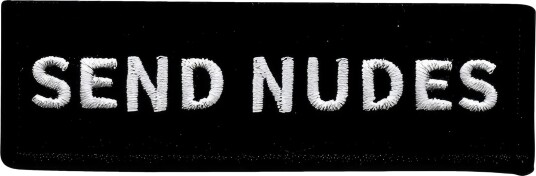 Märkbar Stoffmerke Send Nudes Q4-76