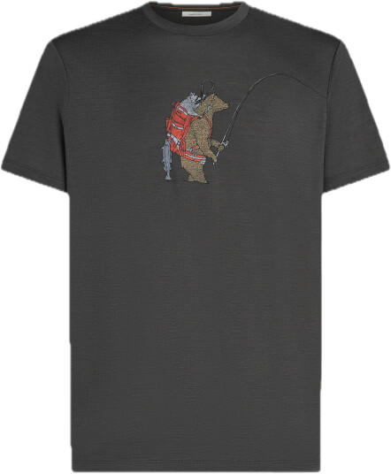 Icebreaker M Mer 150 Tech Lite Ss Tee Bear Catch Abyss XXL