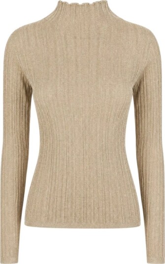 Fabiana Filippi Dame Strikkevarer Beige M,
