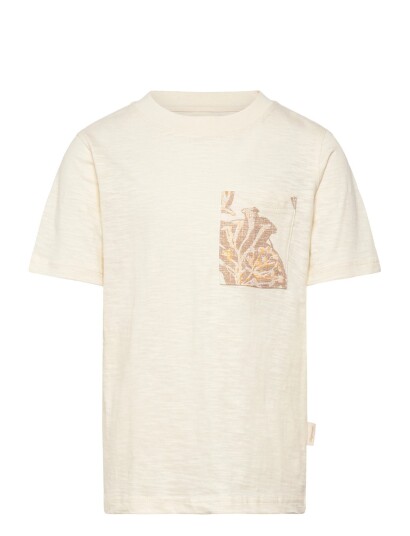 Jack & Jones Jormontauk Aop Pocket Tee Cn Jnr Cream 140 Jack & Jones Jormontauk Aop Pocket Tee Cn Jnr Cream 140