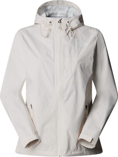 The North Face Women"s Alta Vista Rain Jacket White Dune L