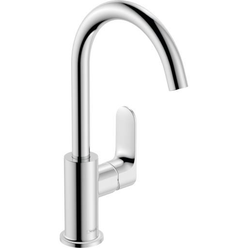 Hansgrohe Rebris S Servantbatteri 210 Med svingtut, m/oppløftventil, Krom Hansgrohe Rebris S Servantbatteri 210 Med svingtut, m/oppløftventil, Krom