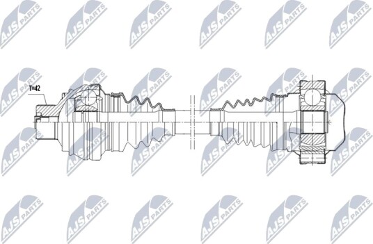 Nty Drivaksel NTY NPW AU 082