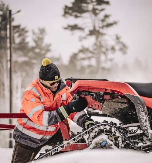 HestraJob Gore-Tex Bas Tum Arbetshandske