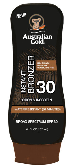Australian Gold SPF30 Lotion With Bronzer 237 ml