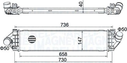 Intercooler MAGNETI MARELLI 351319204270