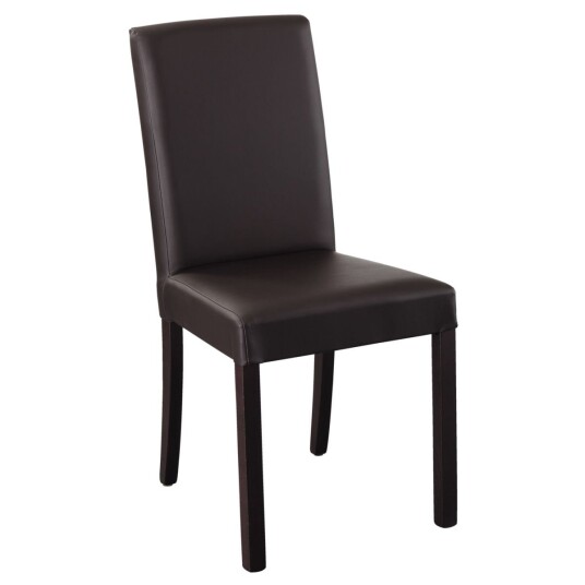 PULSIVA Polstret stol Famous; 45x40x90 cm (BxDxH); Brun; 2 Stykk / Forpakning