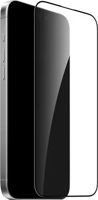 Puro Herdet Glass med Ramme for iPhone 16 Plus - Ripebestandig og Slagbestandig