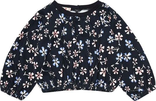 Marni Genser Navy m. Blomster Marni 3 år 98 Genser Blå