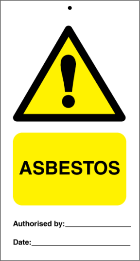 Jo Safety Asbestos (pk. a' 10 stk.) IMO Tie Tags 125002KE Jo Safety Asbestos (pk. a' 10 stk.) IMO Tie Tags 125002KE