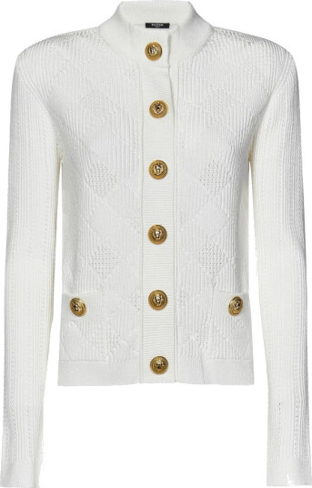 Balmain Dame Strikkevarer Hvit M,