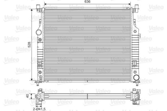 Radiator VALEO 701569 Radiator VALEO 701569