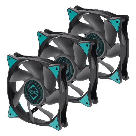 Iceberg Interactive IceGALE - 120mm  Black (3er Pack)
