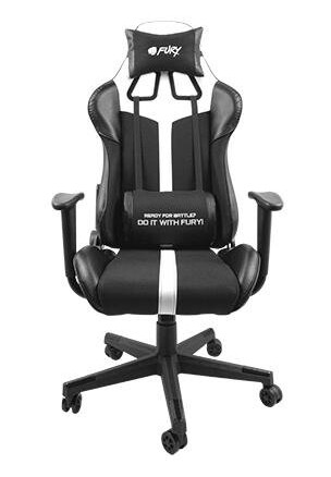 Fury Avenger Xl Universal Gaming Stol 150 Kg Polstret Sete Polstret Ryggstøtte Universal Sort