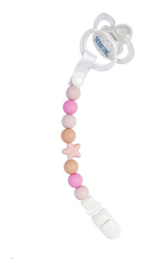 Nibbling Smokklenke / Biteleke Comet Pink