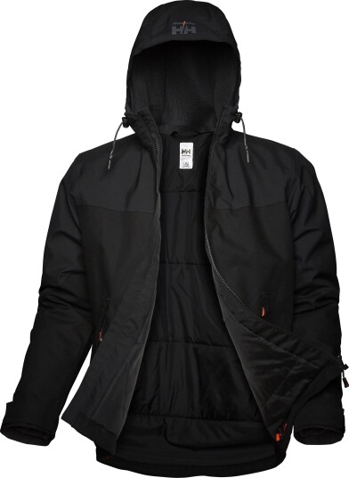 Helly Hansen Workwear Vinterjakke Oxford 73290-990 Svart 4XL