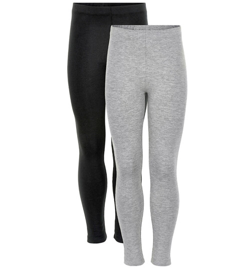 Minymo Basic Leggings 2 Pack Black 110
