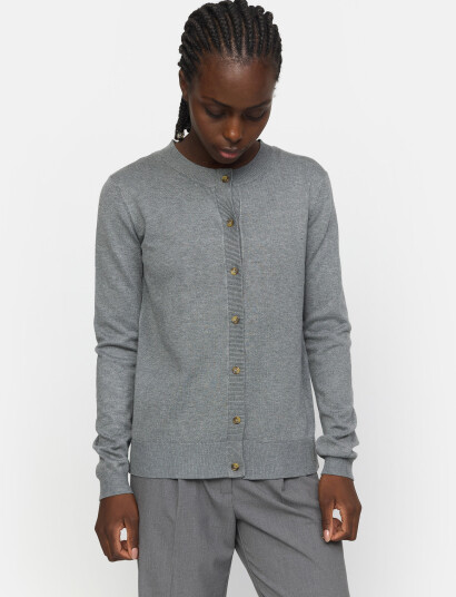 Soft Rebels Srmarla Cardigan Knit - Grey - S