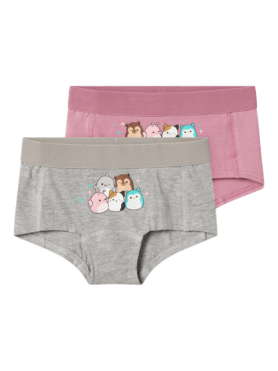 Name It 2-pk Odessa hipster truse Squish- Grey melange Name It 2-pk Odessa hipster truse Squish- Grey melange