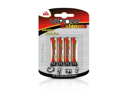 Vipow Extreme AAA/LR03 alkaliske batterier Vipow Extreme AAA/LR03 alkaliske batterier