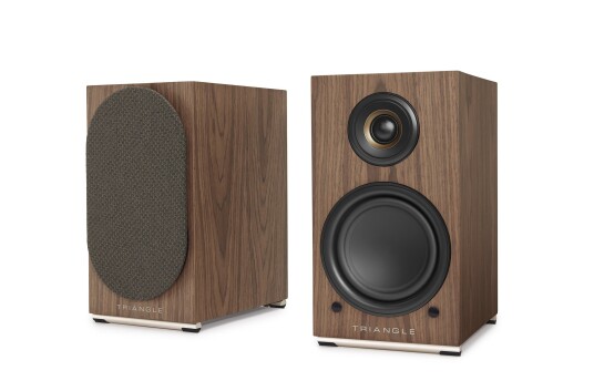 Triangle AIO Twin aktiv trådløs stativhøyttaler - Par Brown Maple