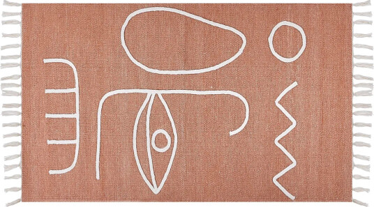Yavu Ryeteppe 80x150 cm Rød