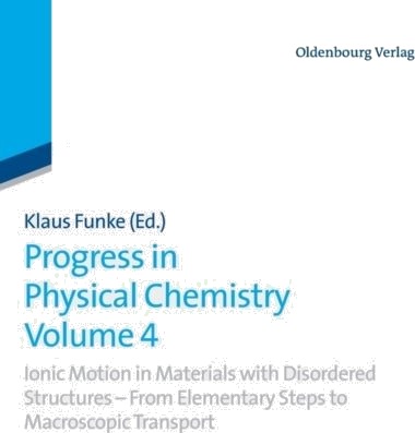 Progress in Physical Chemistry Volume 4