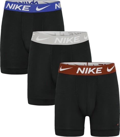 NIKE Underwear Boxer Brief 3Pk CINDER GREY S NIKE Underwear Boxer Brief 3Pk CINDER GREY S