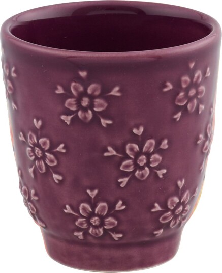 Bordallo Pinheiro  Flora krus 10 cl lilla