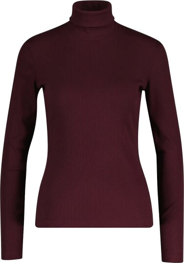 Gant Slim Ribbed Ls Turtleneck   DARKENED WINE   M
