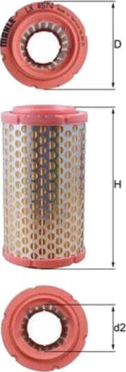 Luftfilter KNECHT LX 4574