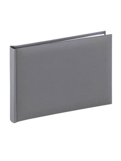 Hama "Fine Art" Bookbound Album 24x17 cm 36 White Pages grey Hama "Fine Art" Bookbound Album 24x17 cm 36 White Pages grey