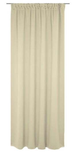 Erwin M. Lystett gardin Granat Multibånd; 142x145 cm (BxH); Champagnebeige