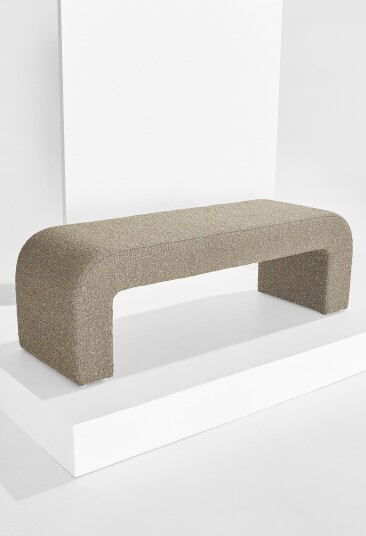 Jotex Benk i Bouclé 120x41 Cm Akryl/Kryssfiner/Polyester Mokka Odette 1665320030 Jotex Benk i Bouclé 120x41 Cm Akryl/Kryssfiner/Polyester Mokka Odette 1665320030