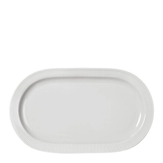 Sagaform Inka serveringsfat 34x20 cm hvit