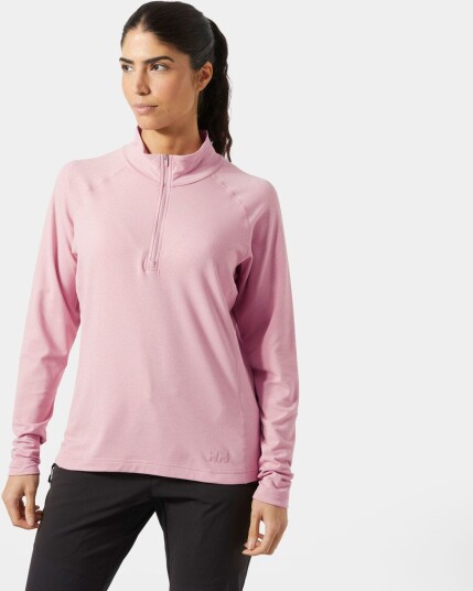 Helly Hansen Tyri Half zip Dame Rosa XL Helly Hansen Tyri Half zip Dame Rosa XL