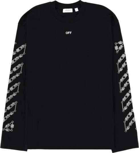 Off White Herre Topper Svart L,