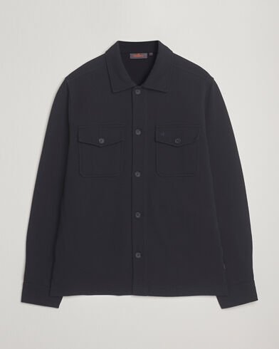 Morris Andrew Jersey Overshirt Old Blue Morris Andrew Jersey Overshirt Old Blue
