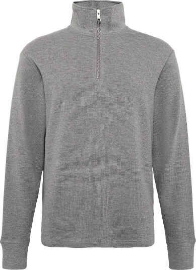 Gant Micro Texture Half Zip Grey S