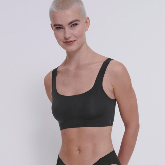 Sloggi BH ZERO Feel 2 0 Top Svart Small Dame