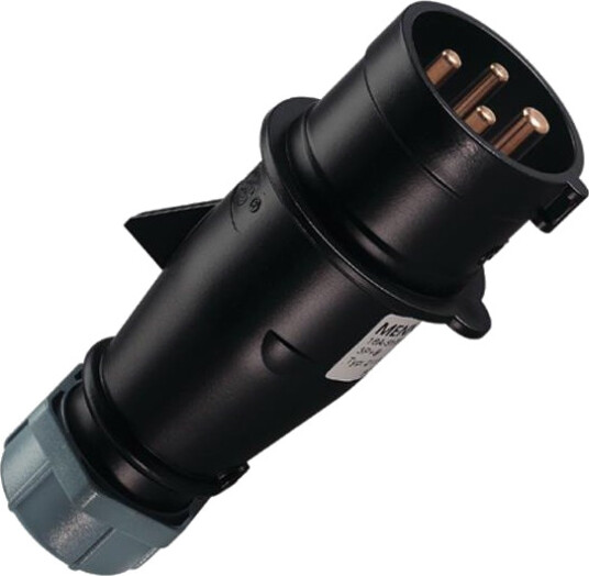Mennekes CEE-plugg 4-polet 16A 690V IP44
