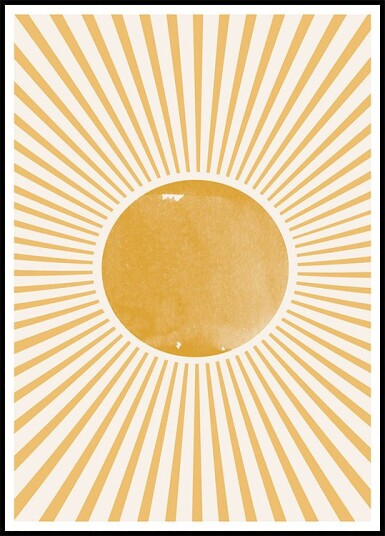 Radiant Dawn Burst Plakat Plakat / 30x40cm